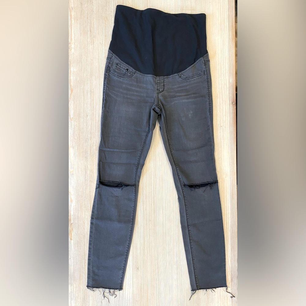 H&M Super Skinny High Rib MAMA Jean - Dark Gray